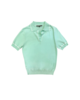 ELLIOTT LAUREN Knit Polo Tee - Seaglass - Thumbnail 1