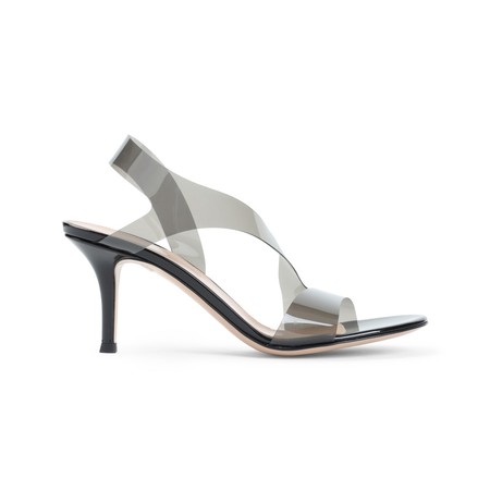 サンダル・ミュール Gianvito Rossi High-Stiletto Nappa Sandals With Straps Off-White Nappa Heeled Sandals by Gianvito Rossi on Sale