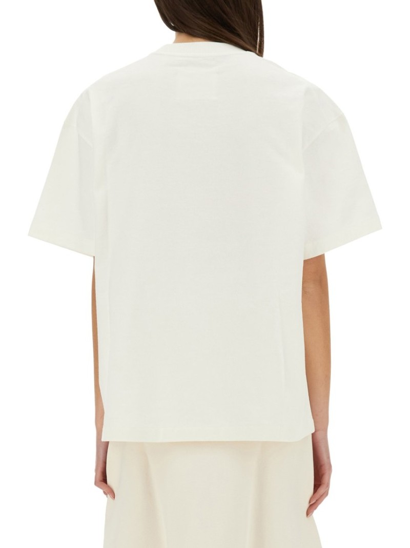 Tシャツ・カットソー Jil Sander Relaxed-Fit Cotton T-Shirt With Bold Logo Jil Sander Relaxed-fit Cotton T-shirt With Bold Logo In