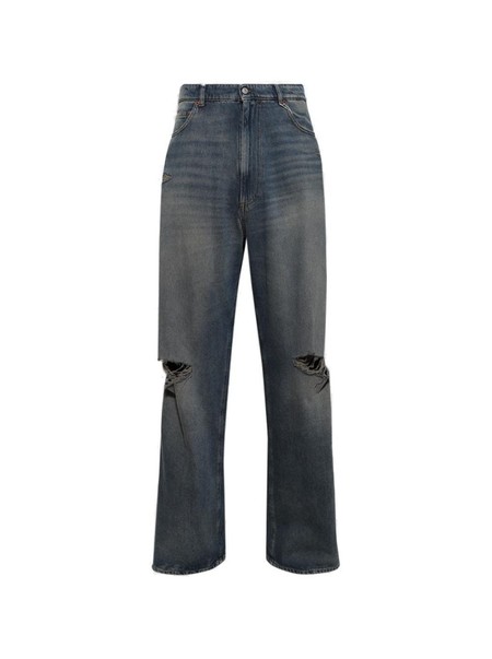 Maison Margiela DISTRESSED JEANS EFFECT - Denim | Garmentory