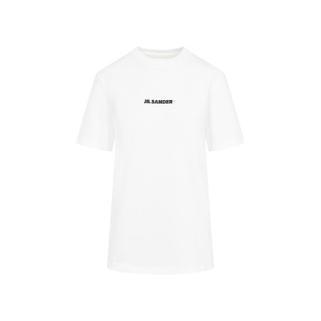 Jil Sander Relaxed-Fit Cotton T-Shirt With Bold Logo - White