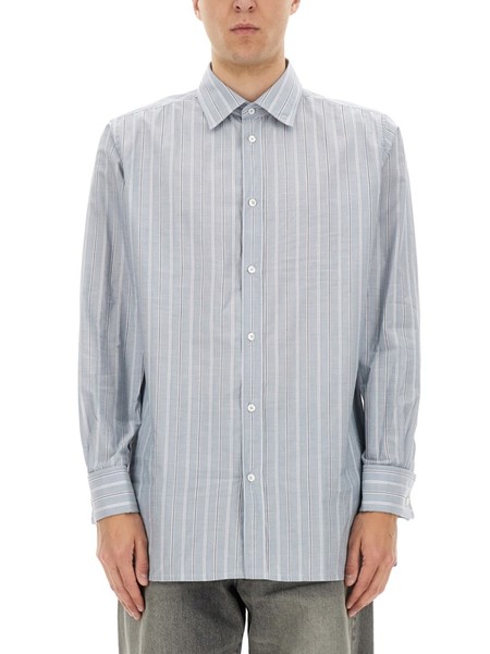 Maison Margiela cotton Oversize Shirt - grey | Garmentory