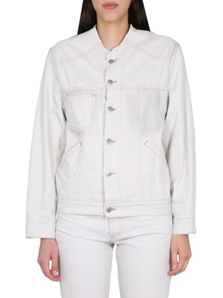 【関税＆送料込み】Maison Margiela Denim Jacket White Paint Maison Martin Margiela 1999 Artisanal White Painted Denim