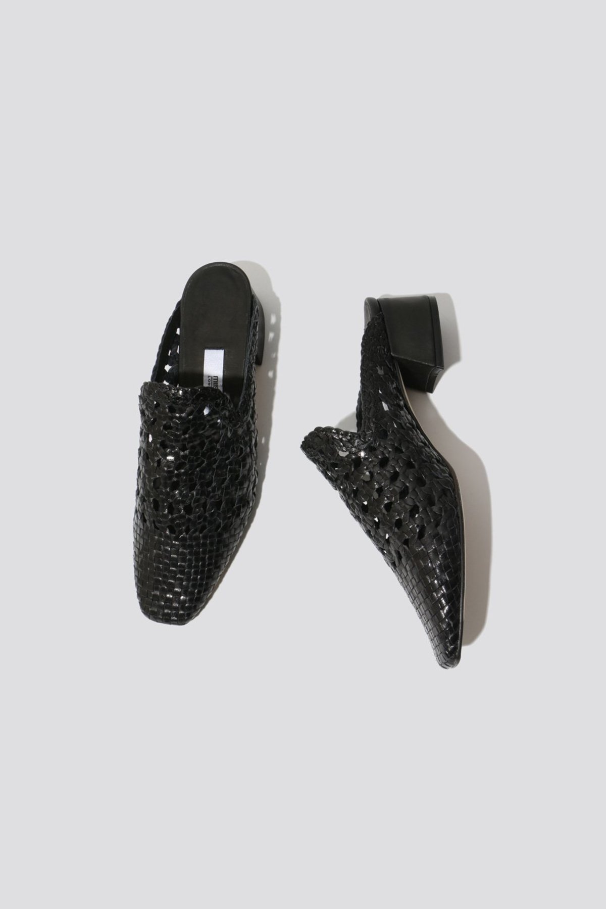 rattan mules
