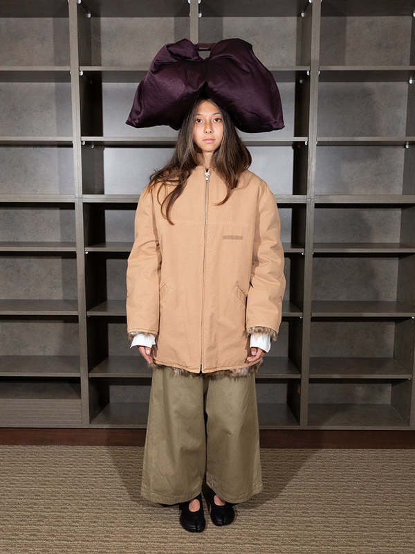 MM6 Maison Margiela Japanese Draped Tote Bag - Aubergine | Garmentory