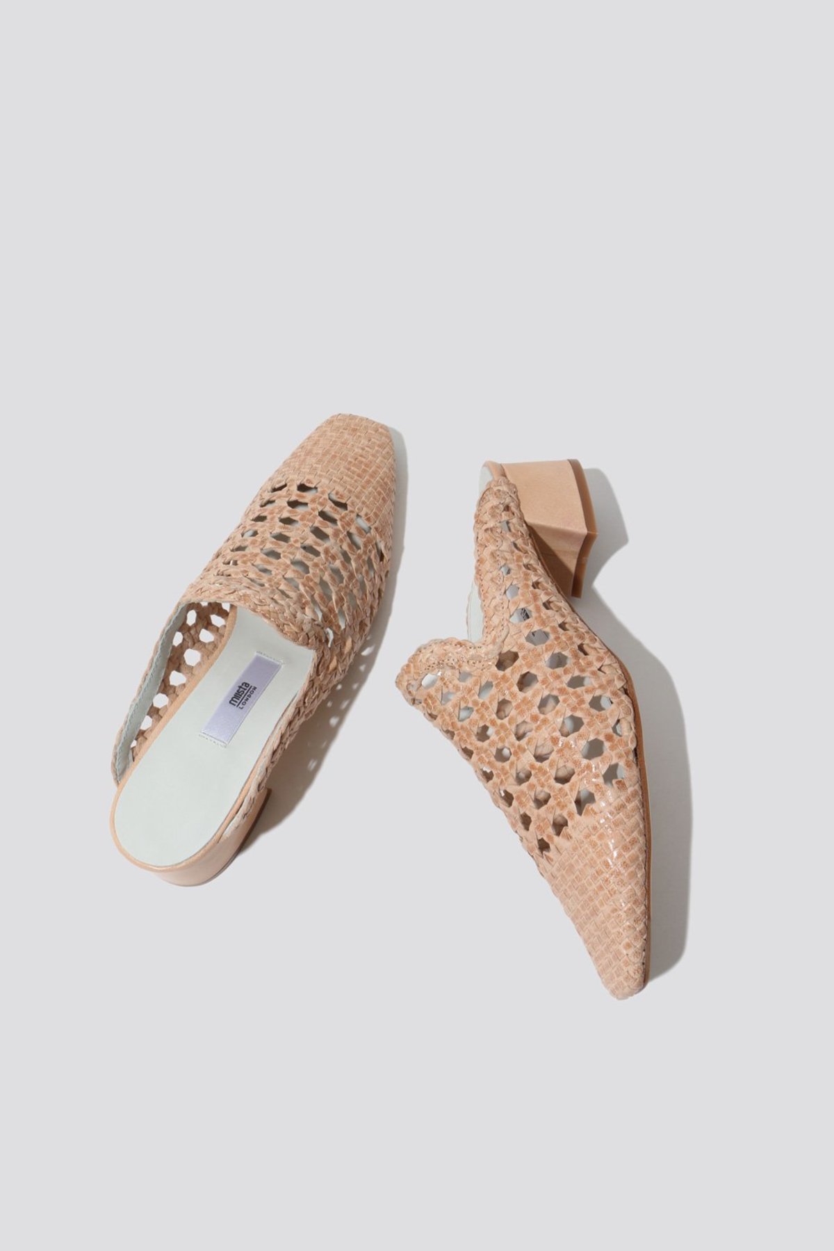 rattan mules