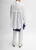 Tibi Gabe Oversized Shirt - White - Thumbnail 4