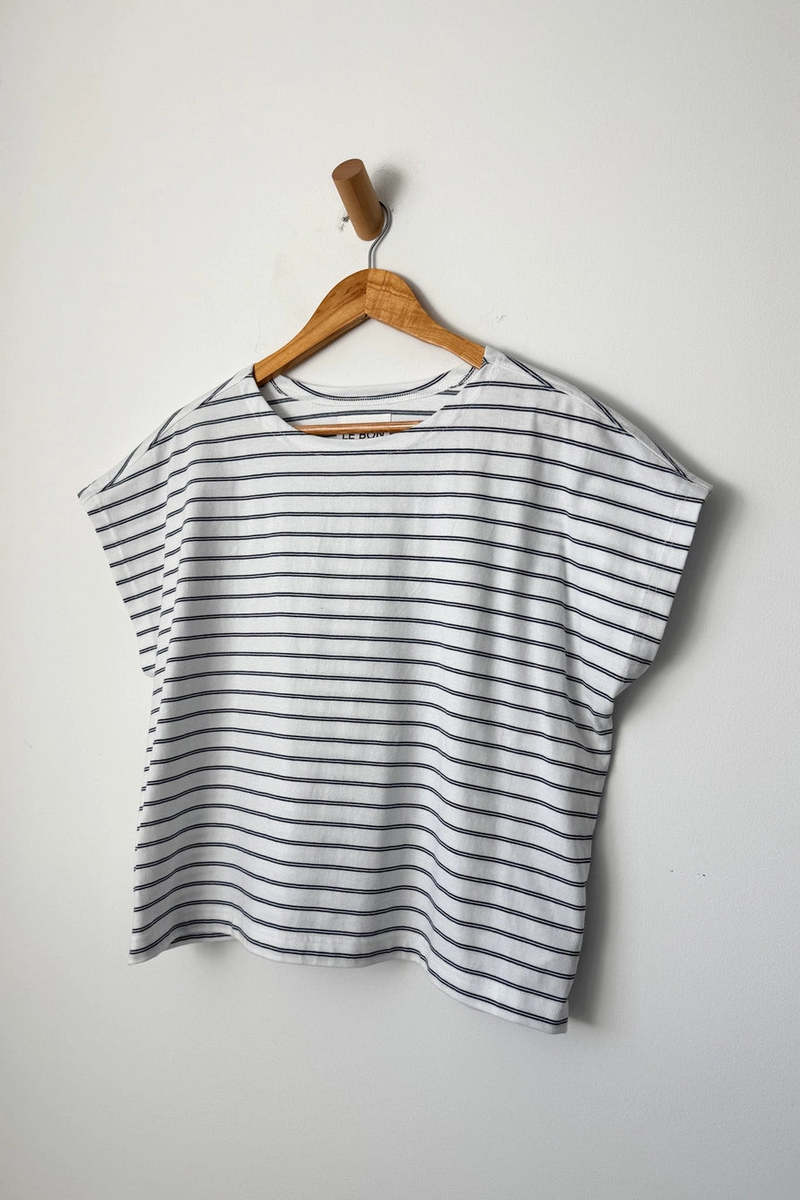 Le Bon Shoppe Chrie Tee - Green/White Le Bon Shoppe Chrie Tee - Green/White