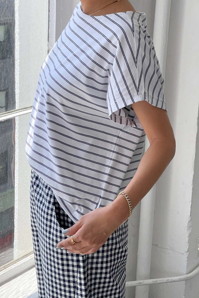 Le Bon Shoppe Chrie Tee - Green/White Le Bon Shoppe Chrie Tee - Green/White