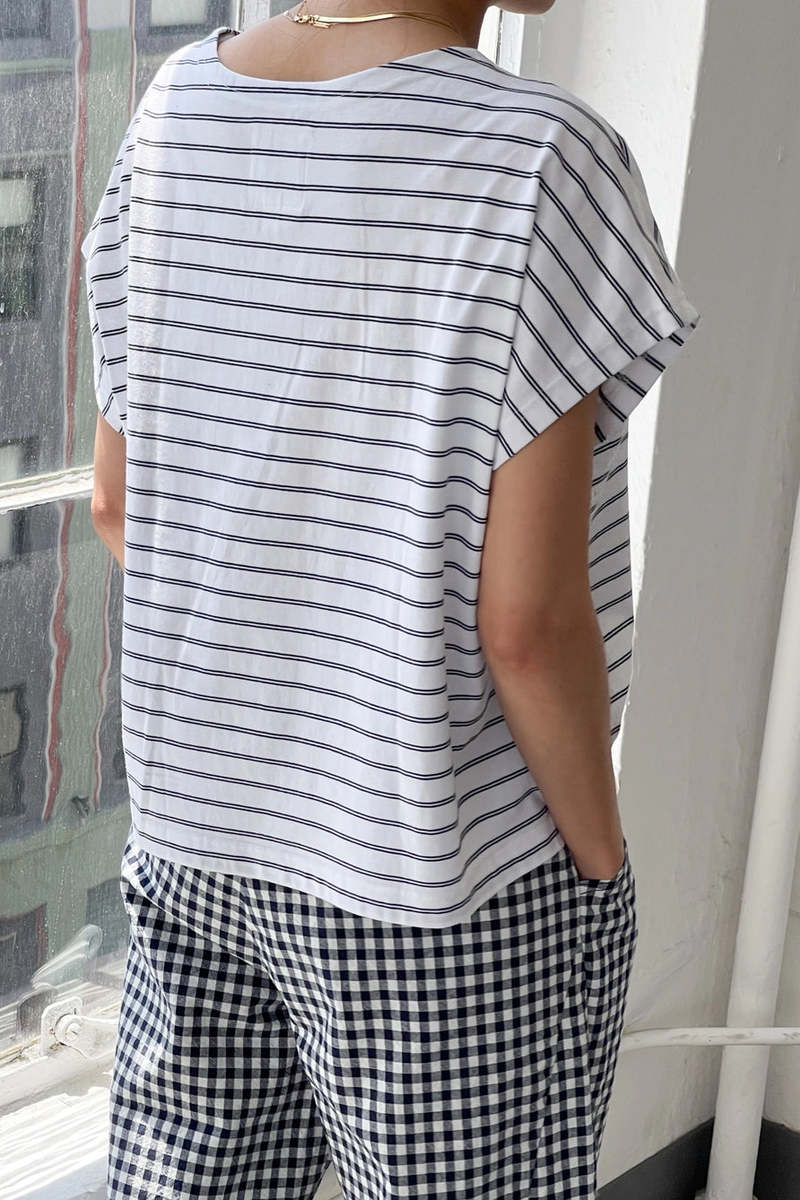 Le Bon Shoppe Chrie Tee - Green/White Le Bon Shoppe Chrie Tee - Green/White