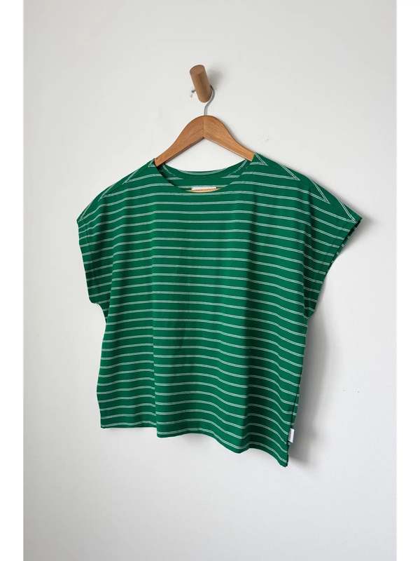 Le Bon Shoppe Chrie Tee - Green/White Le Bon Shoppe Chrie Tee - Green/White