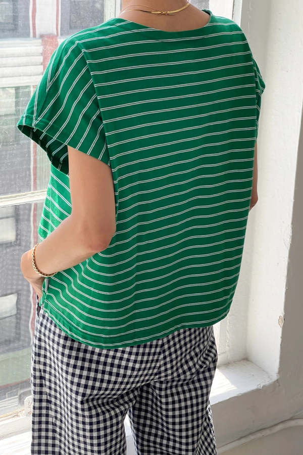 Le Bon Shoppe Chrie Tee - Green/White Le Bon Shoppe Chrie Tee - Green/White