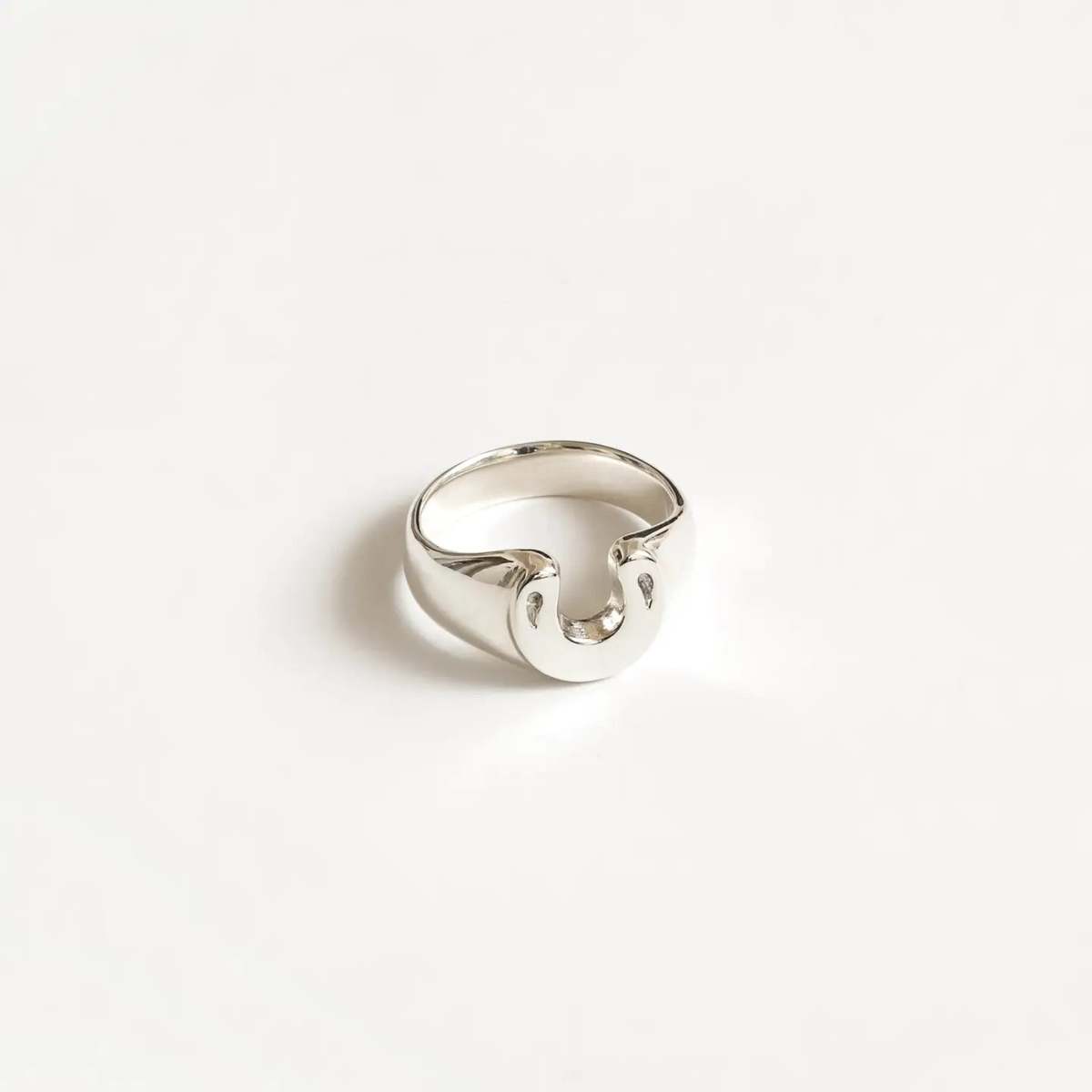 Wolf Circus Horseshoe Ring - Image 1 of 3