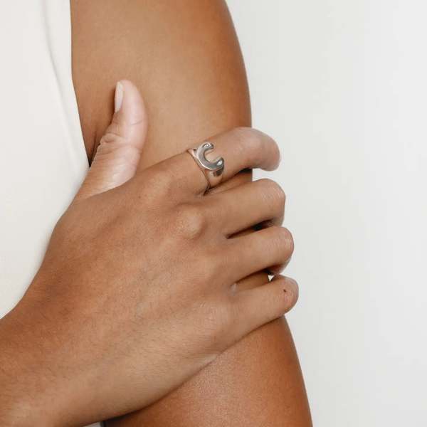 Wolf Circus Horseshoe Ring