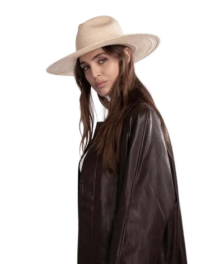 Janessa Leone Gabrielle Hat - Black | Garmentory display picture 3