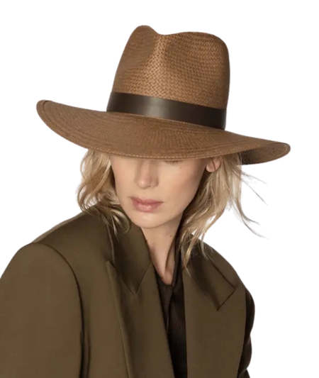 Janessa Leone Carter Hat Janessa Leone Carter Hat Off White RS20119 - Free Shipping  main image 3
