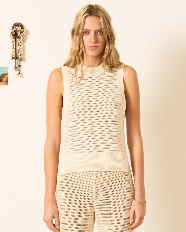 Alix Of Bohemia Quentin Crochet Top