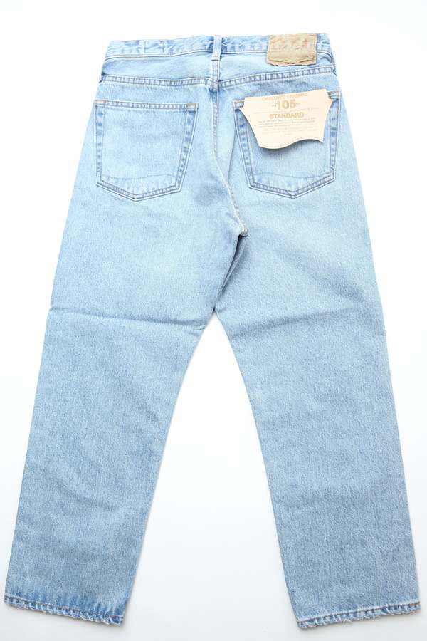 Orslow Women's Short Length 105 90's Denim - Sky Blue | Garmentory