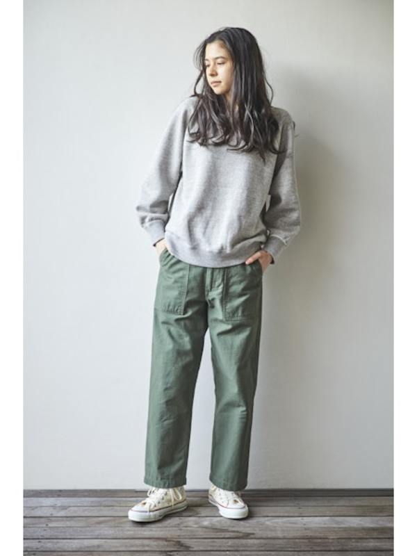 オアスロウ VINTAGE FIT FATIGUE PANTS WOMEN orSlow Vintage Fit Fatigue Pants (UNISEX) - Green – Totem