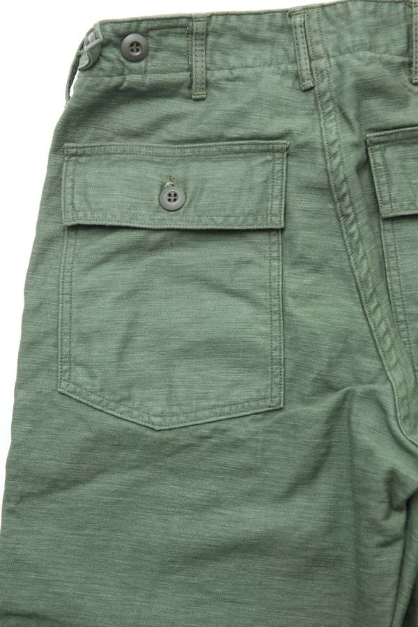オアスロウ VINTAGE FIT FATIGUE PANTS WOMEN orSlow Vintage Fit Fatigue Pants (UNISEX) - Green – Totem