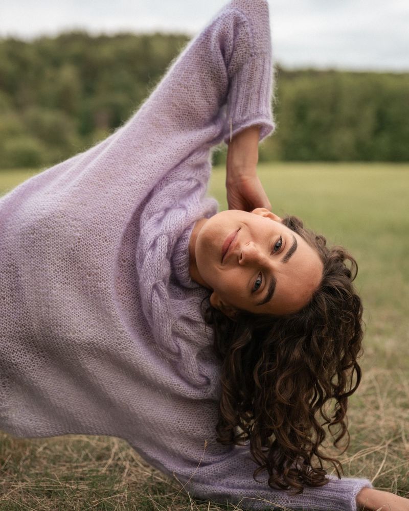 The Knotty Ones Jūra Sweater Lilac Garmentory