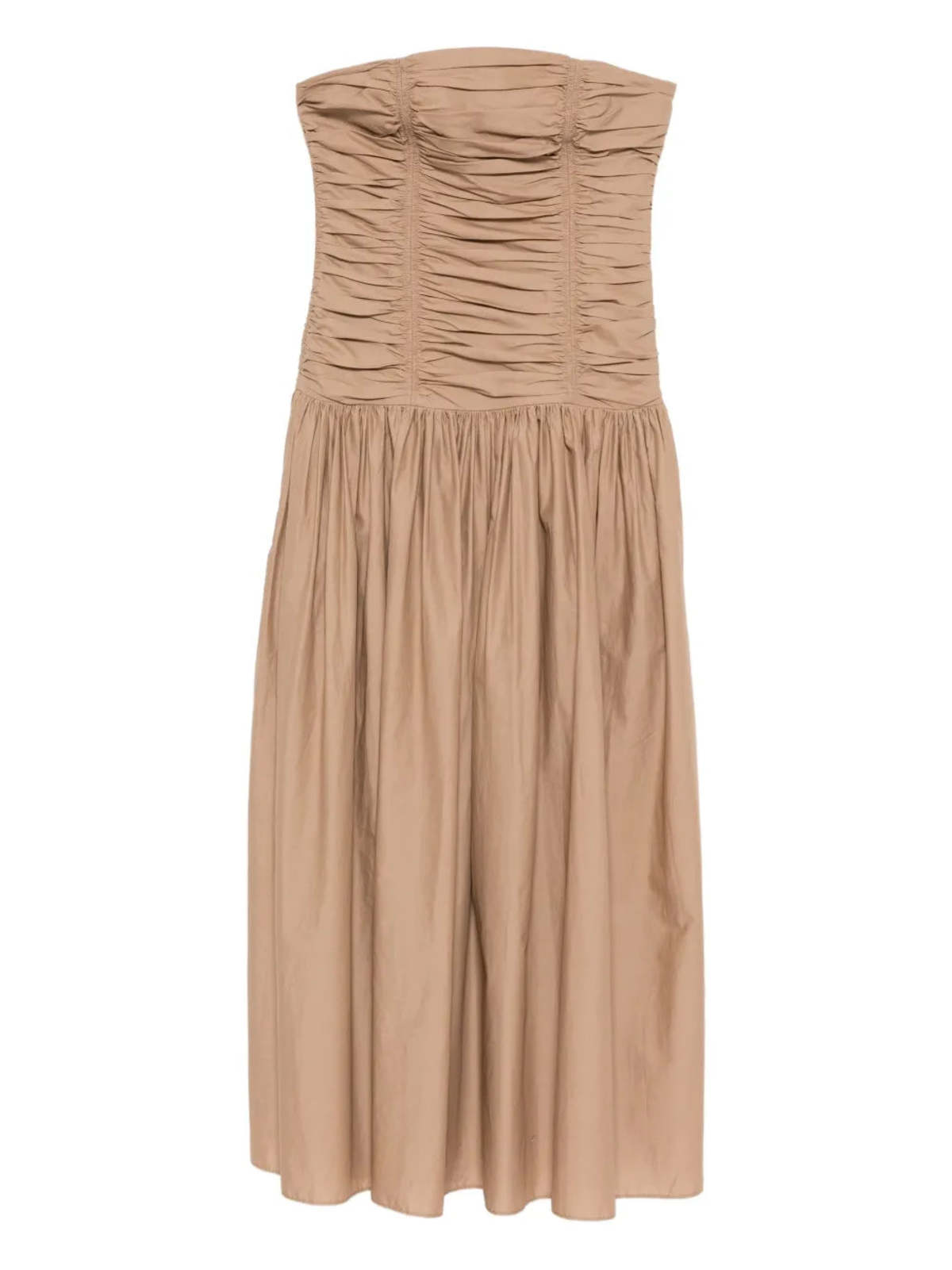 Matteau Strapless Drop Waist Dress - Stone | Garmentory Matteau Strapless Drop Waist Dress - Stone | Garmentory