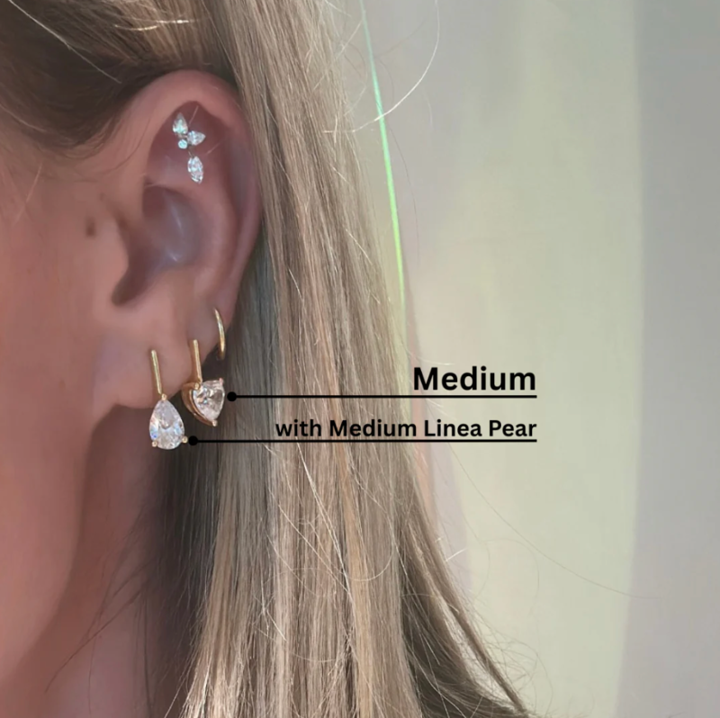 Alexa Leigh Linea Love Stud Earrings - Small