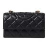 Tory Burch Small Fleming Convertible Shoulder Bag - Black - Thumbnail 1