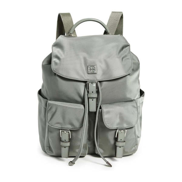 Tory Burch Virginia Nylon Backpack - Shale Rock | Garmentory