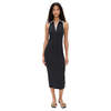 Veronica Beard Darien Midi Dress - Black - Thumbnail 1