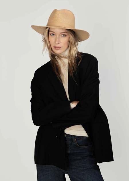 JANESSA LEONE　 DEMITRIA Janessa Leone Demetria Hat - Beige | Garmentory