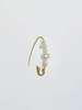 Loren Stewart Mixed Pearl Safety Pin Earring - Thumbnail 1