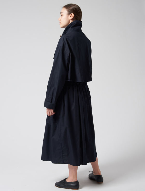 Lemaire Parachute Trenchcoat - Dark Navy | Garmentory