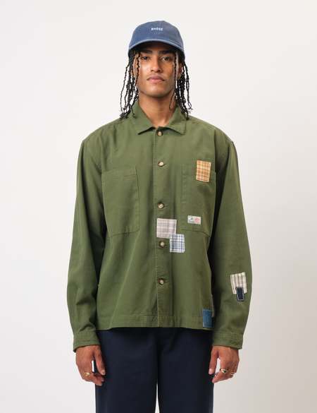 Engineered Garments｜JACKETS (No Collar Raglan Jacket Gr Engineered Garments - No Collar Raglan Jacket | HBX