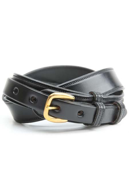 Tory Leather Hoof Pick Belt - Black/Nickel | Garmentory