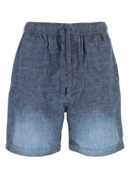 LOEWE Nappa Leather Long Shorts - Black | Garmentory