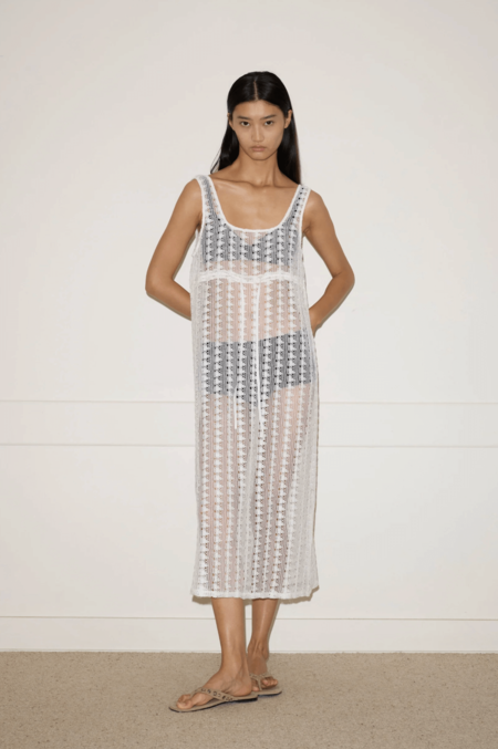 Ida Dress Pink Sand Stripe Last One | Wylder Shop