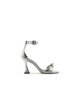 Alexandre Birman Clarita Buckle 85 Sandal - Nero/Argento - Thumbnail 1