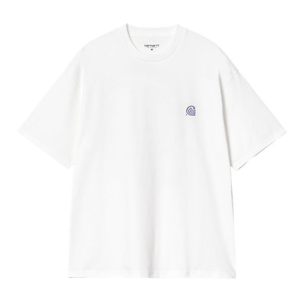 【Carhartt】 ★ S/S HELIX T-SHIRT ★ WHITE Carhartt S/S Helix T-Shirt - 02XX White | Garmentory