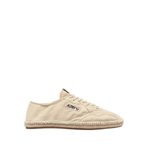 【関税&送料込】Autry Sneaker Espadrillas Low In Canvas Autry Dallas Low Sneakers In White And Amazon Leather