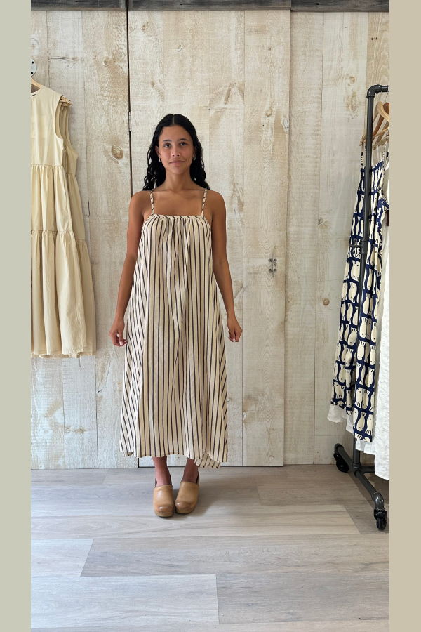 CONRADO Leda Maxi Simple Tie Back Dress