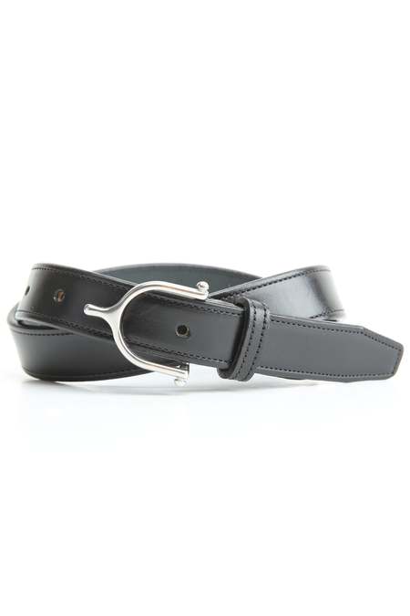 Namacheko Brogue Belt - Black/Silver | Garmentory