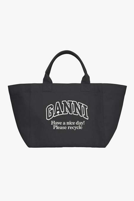 トートバッグ GANNI BORSA TOTE IN TELA LEOPARDATA GANNI BORSA TOTE IN TELA LEOPARDATA (Ganni/トートバッグ