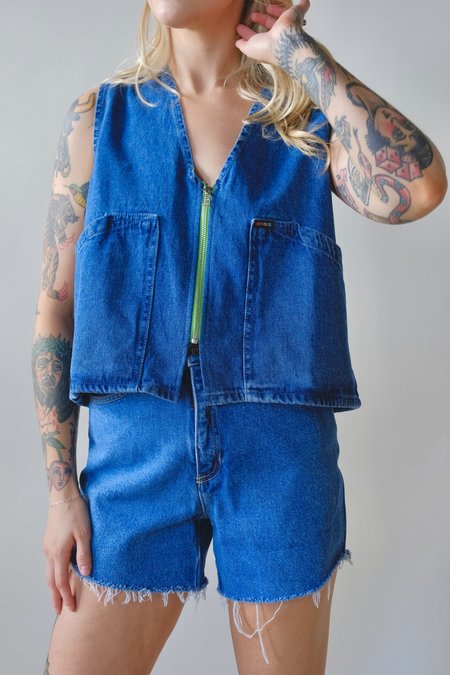 Ganni Shiny Puff Oversized Vest | Garmentory