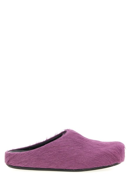 サンダル Loewe Fluo pink eco shearling slippers LOEWE Fluo Pink Eco Shearling Slippers - Fluo Pink | Garmentory