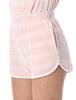SPORTY & RICH Pink Dolphin Striped Shorts - Pink Dolphin Striped - Thumbnail 3