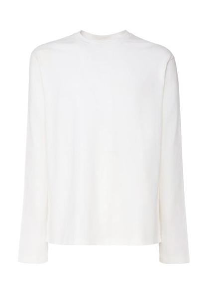 Jil Sander Bluejay Cotton Long-Sleeved Top - Blue/White