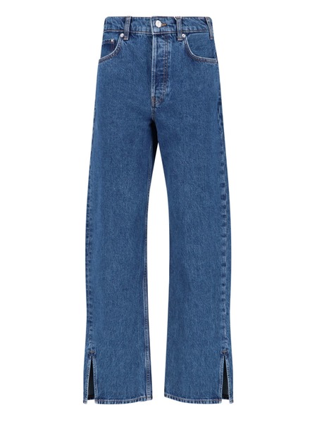 デニム・ジーパン ANINE BING LIGHT BLUE COTTON JEANS Anine Bing Light Blue Cotton Jeans - Washed Blue | Garmentory