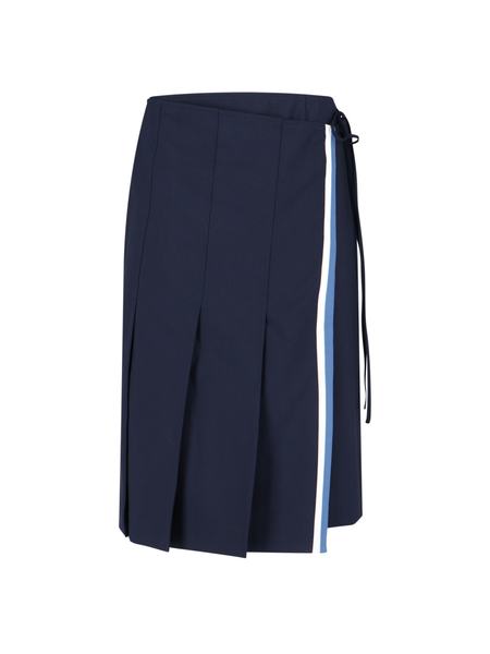 スカート Marni Black Wool Skirt Marni Tropical Wool Midi Skirt - Black | Garmentory