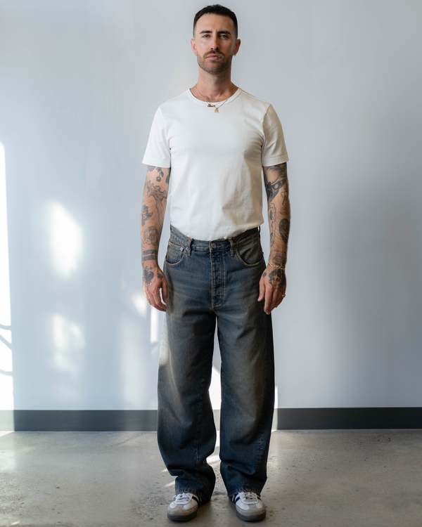 Sunflower ツイストワイドレッグデニム　ブラック　28/32 Sunflower Wide Twist Denim - Washed Black | Wallace Mercantile Shop